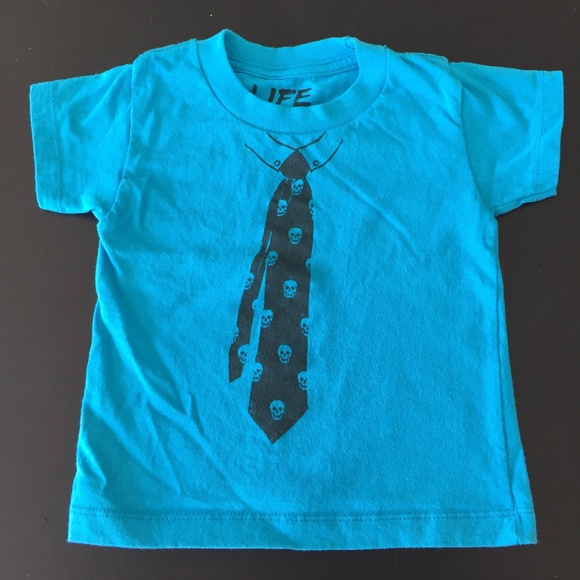 Life Clothing All-Cotton T-shirt  Skull Tie 2T - Picture 1 of 2